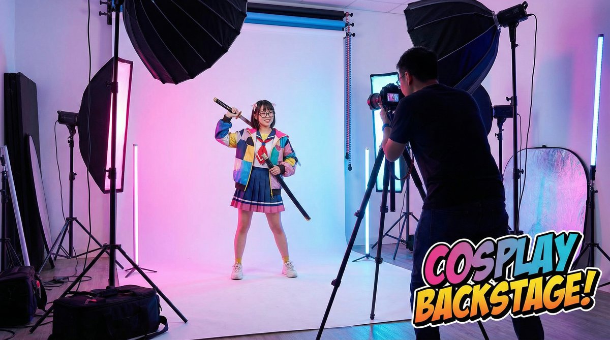 网红主播Cosplay拍摄